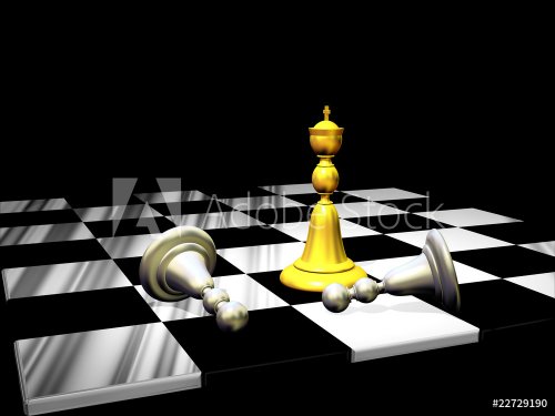 3d Scacchiera con Scacchi-Chessboard with Checkers-2