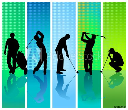5 Golfspieler