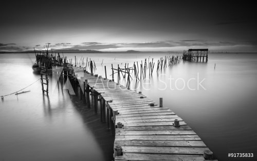 A peaceful ancient pier - 901148186