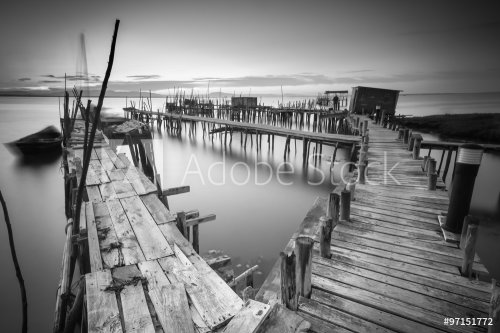 A peaceful ancient pier - 901148187