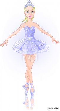 A vector illustration of  beautiful ballerina.