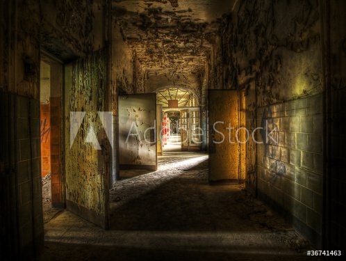 Abandoned Hallway - 900165725