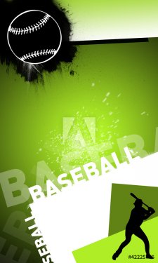 Abstract baseball - 900801770