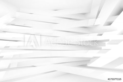 Abstract cg background. White 3d interior