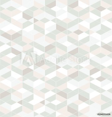 Abstract geometric pattern. A seamless vector background. White and grey ornament. Graphic modern pattern
