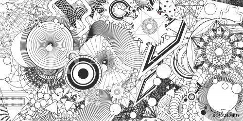 Abstract illustration. Difficult interesting background. Nice wallpaper, bann... - 901154508
