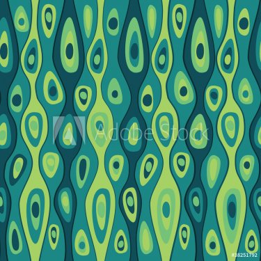 abstract organic seamless pattern - vector illustration - 900461556