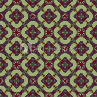 Abstract ornamental seamless pattern