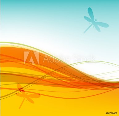 Abstract summer background for your design