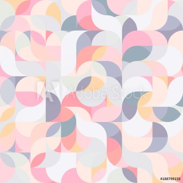 Abstract vector colorful geometric harmonic wave background - 901154605