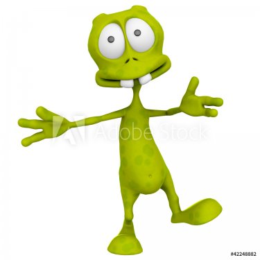 alien cartoon come on give me a hug - 900462353
