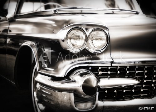 American Classic Caddilac Automobile Car.