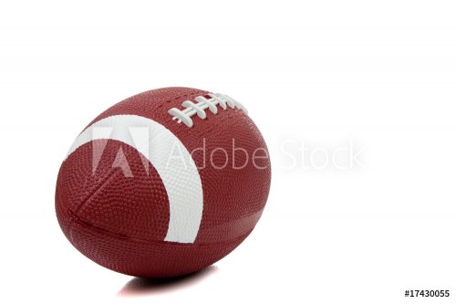 American football on a white background - 900335353