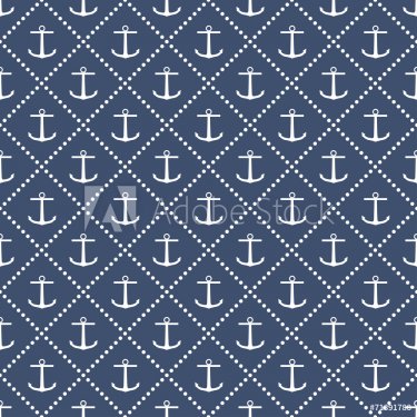 Anchor seamless pattern - 901143595
