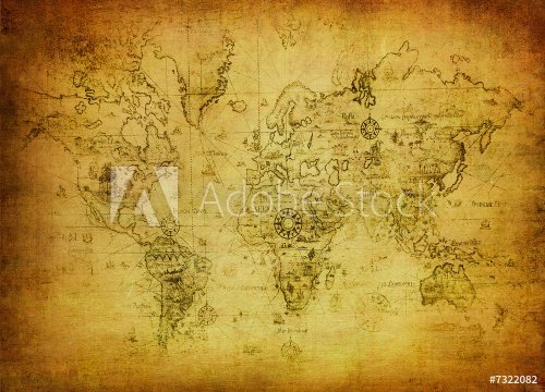 ancient map of the world. - 900463910