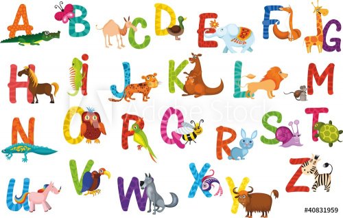 animals alphabet - 900452558