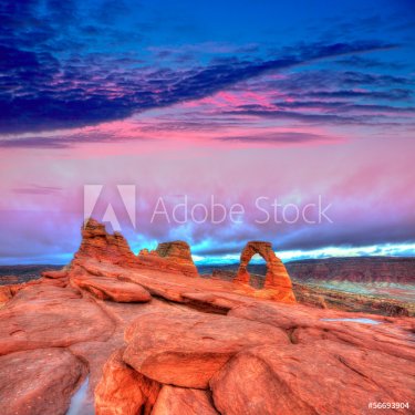 Arches National Park Delicate Arch in Utah USA