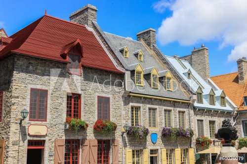 Architecture of downtown Quebec, Canada - 901141670