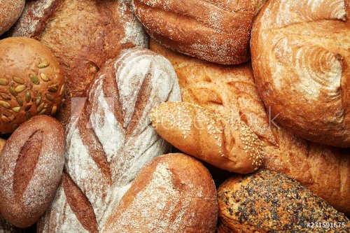 assortment of fresh baked bread - 901152501