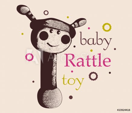 baby rattle design - 900564183
