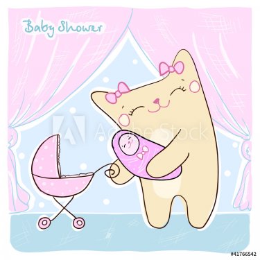 Baby shower card. - 900868368