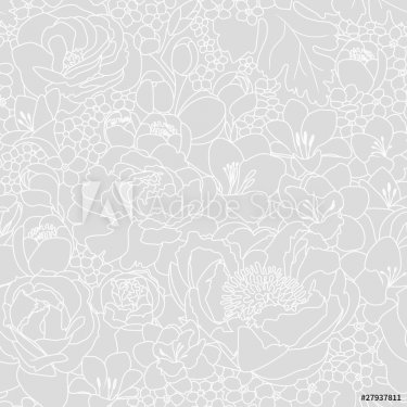 background with floral ornament - 901137909