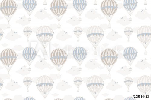 Background with hot air balloons - 901149800
