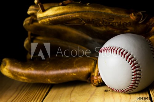 Baseball and Glove - 900272578
