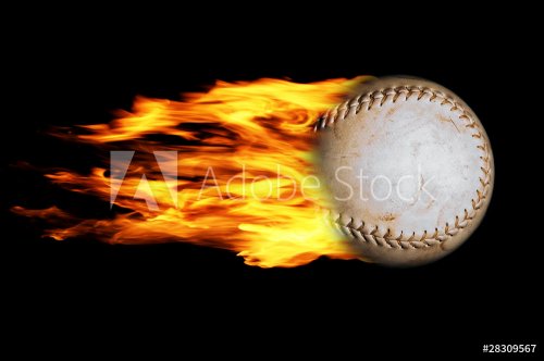 Baseball in Flammen