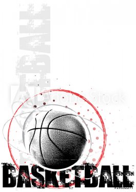 basketball circle poster background - 900749048