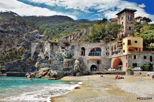 beautiful Ligurian coast of Italy -Moterosso