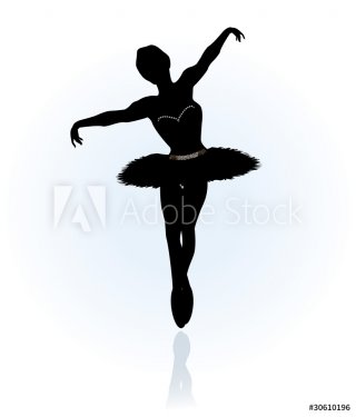 Beautiful vector Ballerina