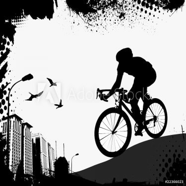 bike and city - 900498575