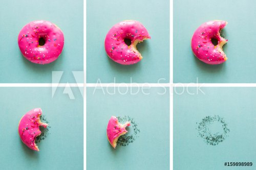 Bite-on pink donut