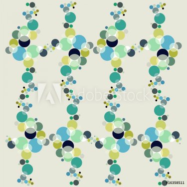 Blue tones bubbles pattern - 900461744