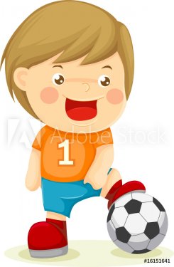 boy playing football - 900458980