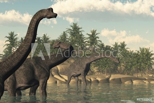 Brachiosaurus Scene