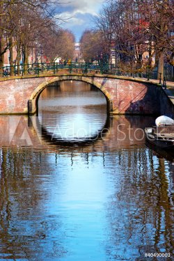 Bridge in Amsterdam - 901138261