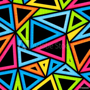 bright triangle seamless pattern