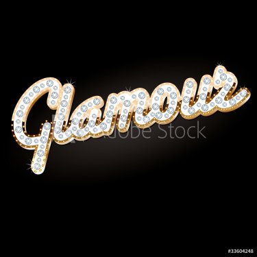 Broche Glamour or et diamants - 901140522
