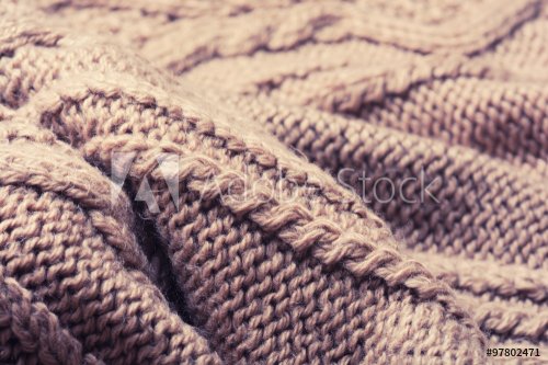 Brown knitted  woolen - 901146094