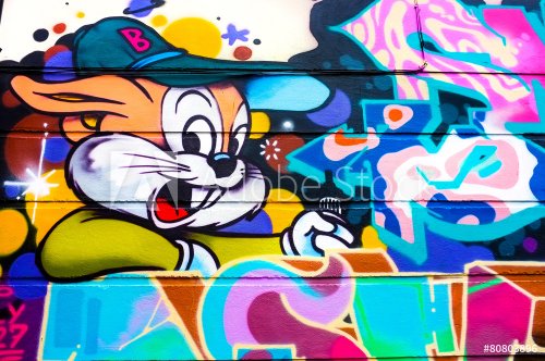Bunny Rabbit Graffiti - 901146074