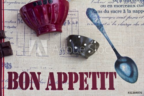 Buon appetito - poster per la cucina o la trattoria - 900429614