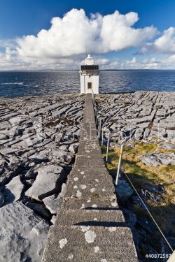 Burren Lighthouse in Co.Clare, Ireland - 900404438