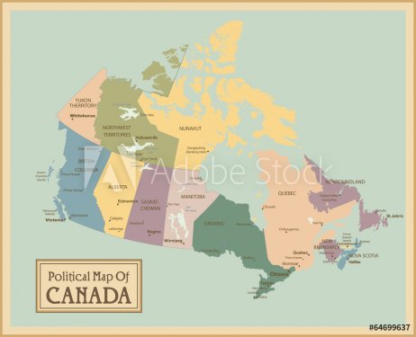 Canada - highly detailed map.Layers used. - 901148862