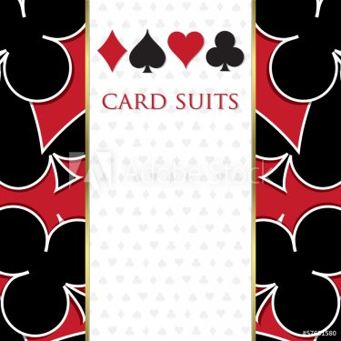 Card suit background in vector format