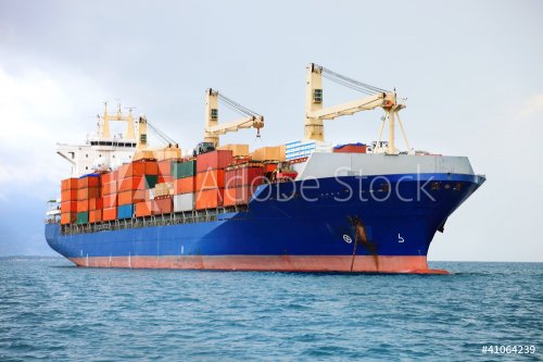 cargo container ship - 900358979