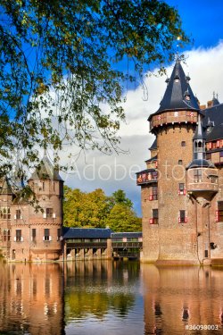 castle on water - De Haar (Holland)