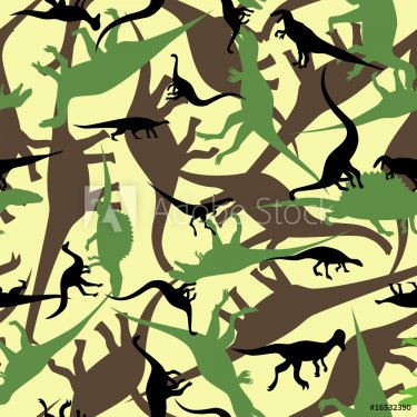 Child camouflage seamless pattern - 900458975
