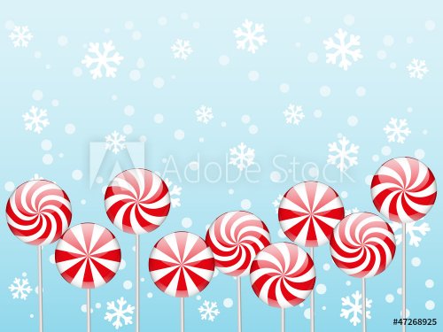 Christmas candies border - 900954688